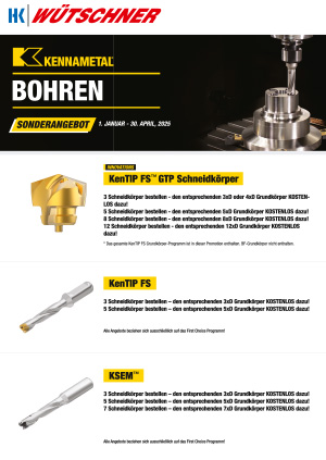 Kennametal Sonderangebote Bohren 2025